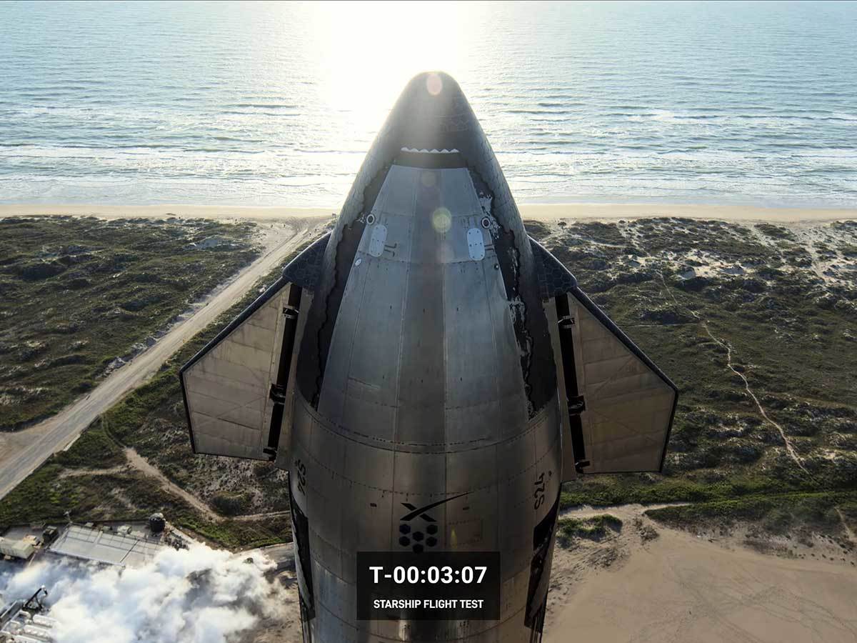  Starship neuspešno lansiranje 2.jpg - YouTube / SpaceX 