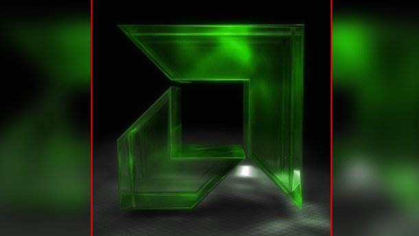  AMD logo, AMD, 3D AMD logo 