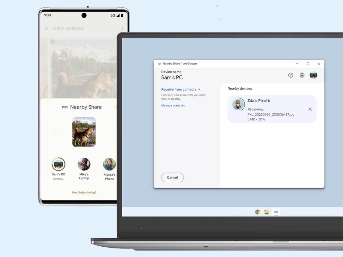  Nearby Share za Windows 2.jpg - Google 