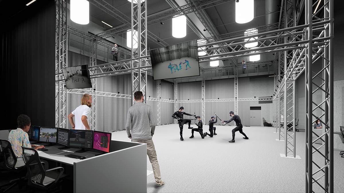 Prostorija za snimanje pokreta   Prostorija za snimanje pokreta