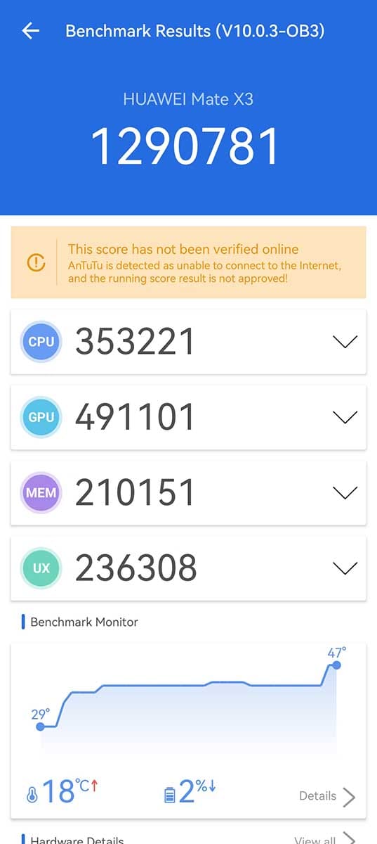  Huawei Mate X3 sintetički testovi 6.jpg - Smartlife 