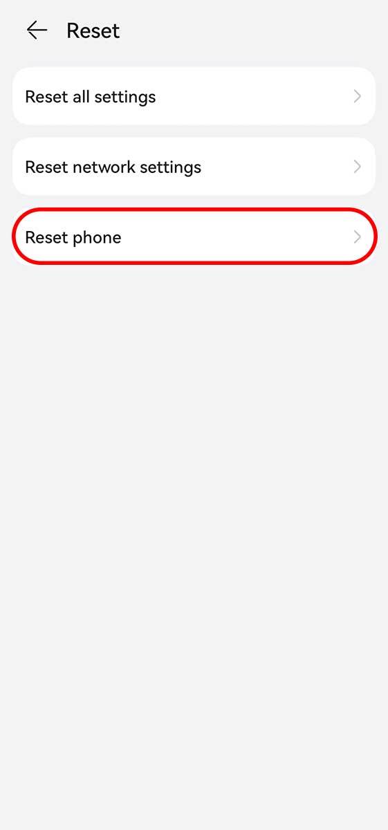  Huawei vraćanje na fabrička podešavanja 4.jpg - Smartlife 