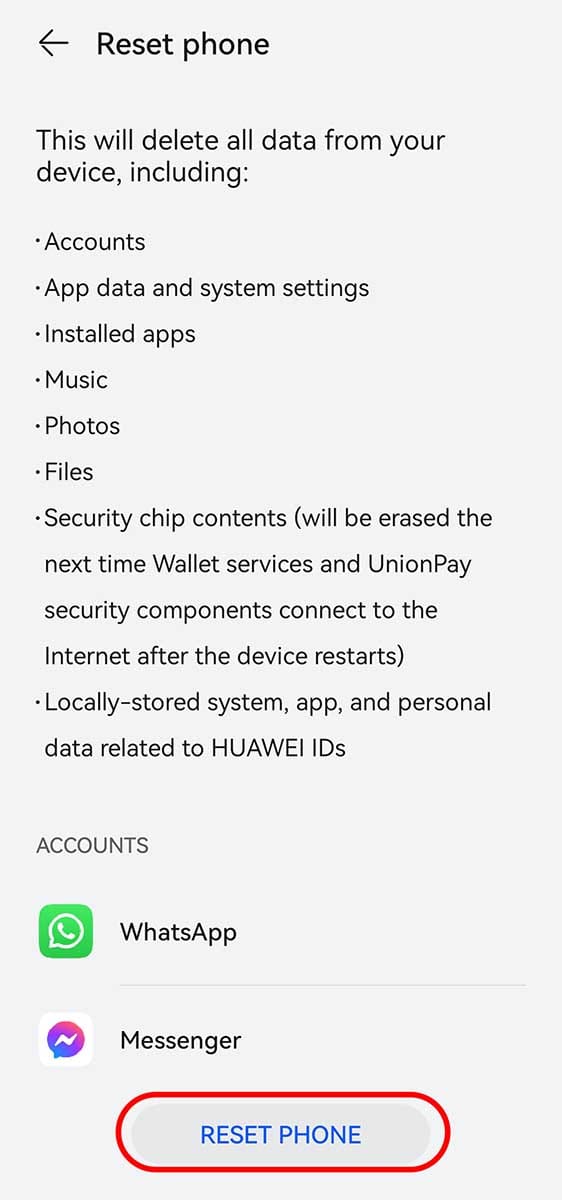  Huawei vraćanje na fabrička podešavanja 5.jpg - Smartlife 