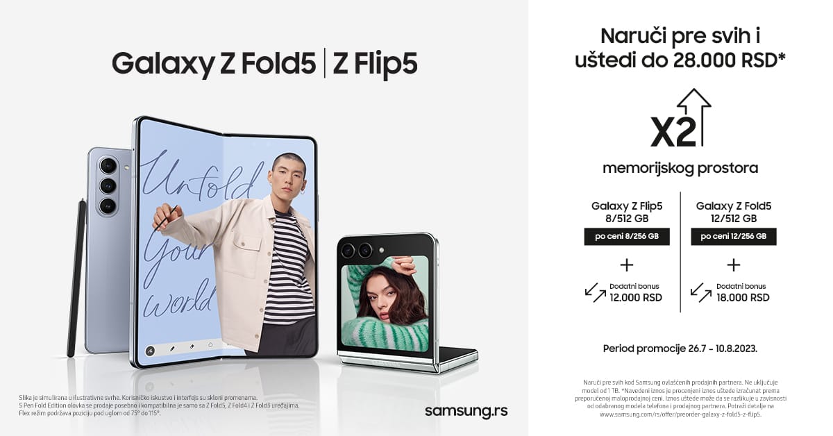 Galaxy Z Flip 5 i Z Fold 5 preorder Galaxy Z Flip 5 i Z Fold 5 preorder