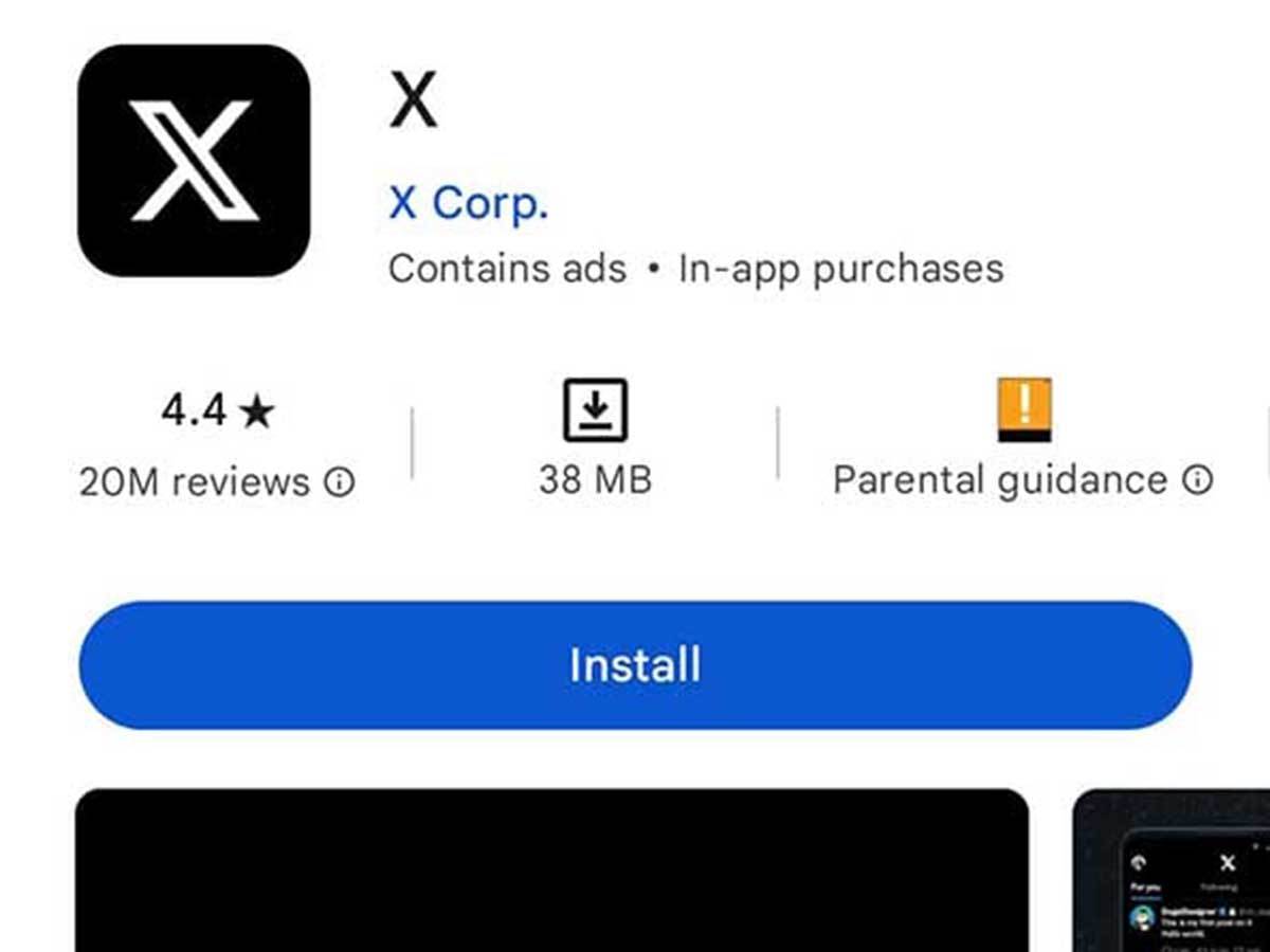 X Google Play Store X Google Play Store