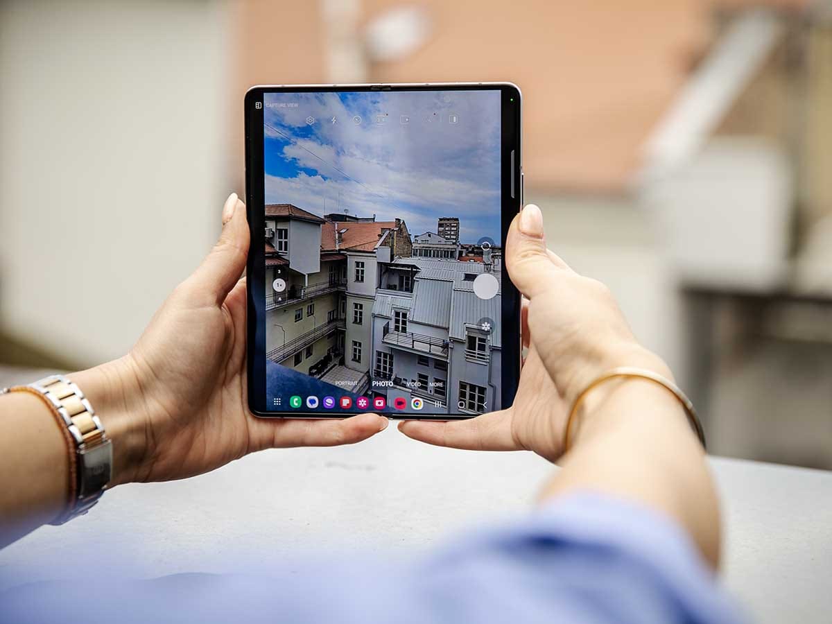 Samsung Galaxy Z Fold5 aplikacija kamere Samsung Galaxy Z Fold5 aplikacija kamere