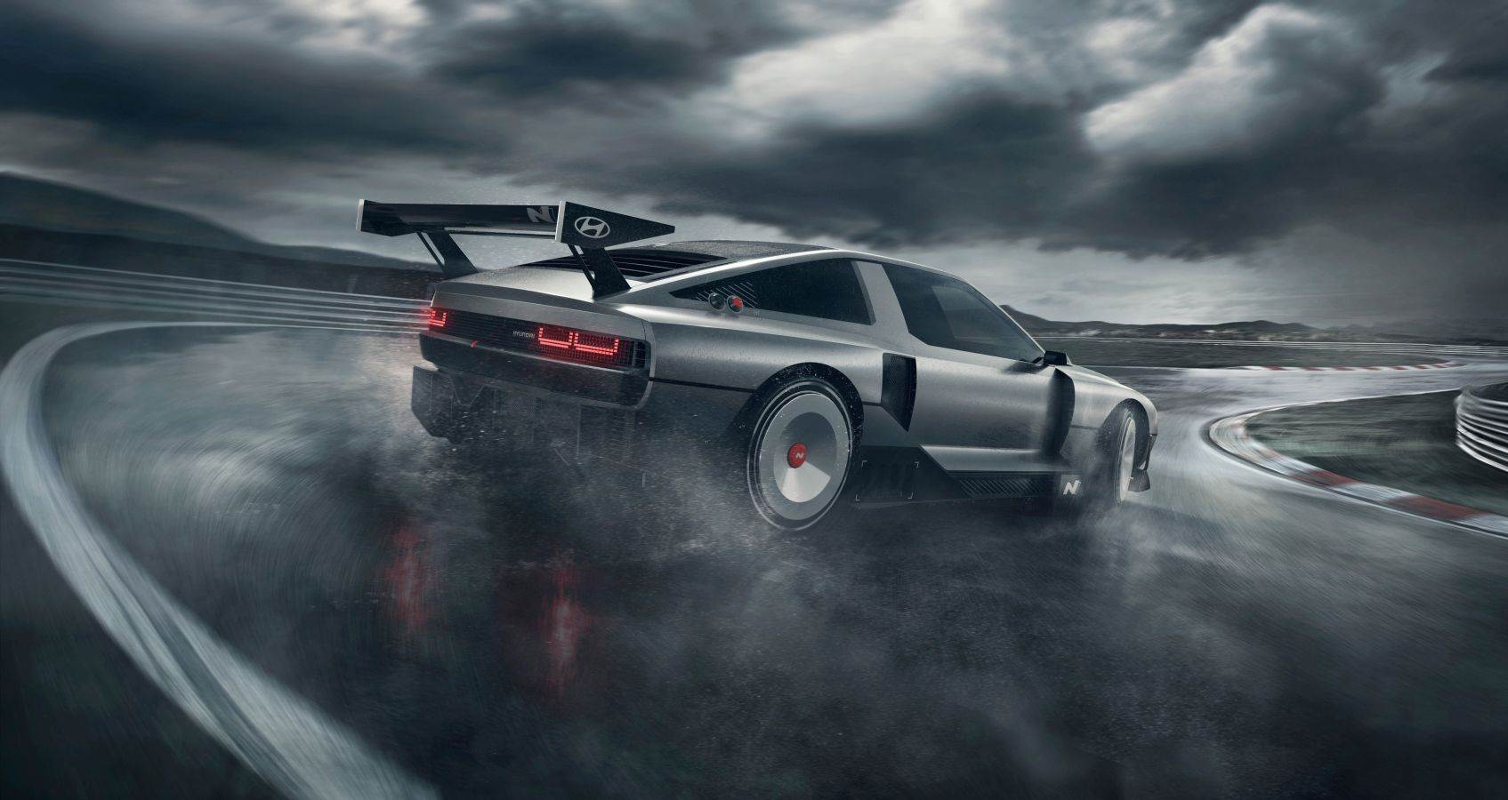 Hyundai N Vision 74 Concept car, električni automobil   Hyundai N Vision 74 Concept car, električni automobil