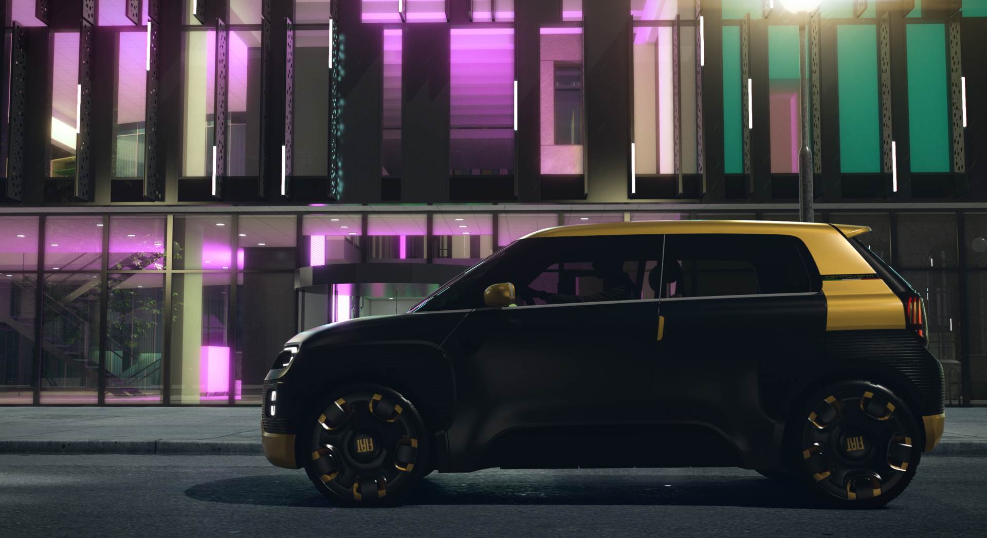 Fiat Centoventi, Panda, električni automobil - Fiat   Fiat Centoventi, Panda, električni automobil - Fiat