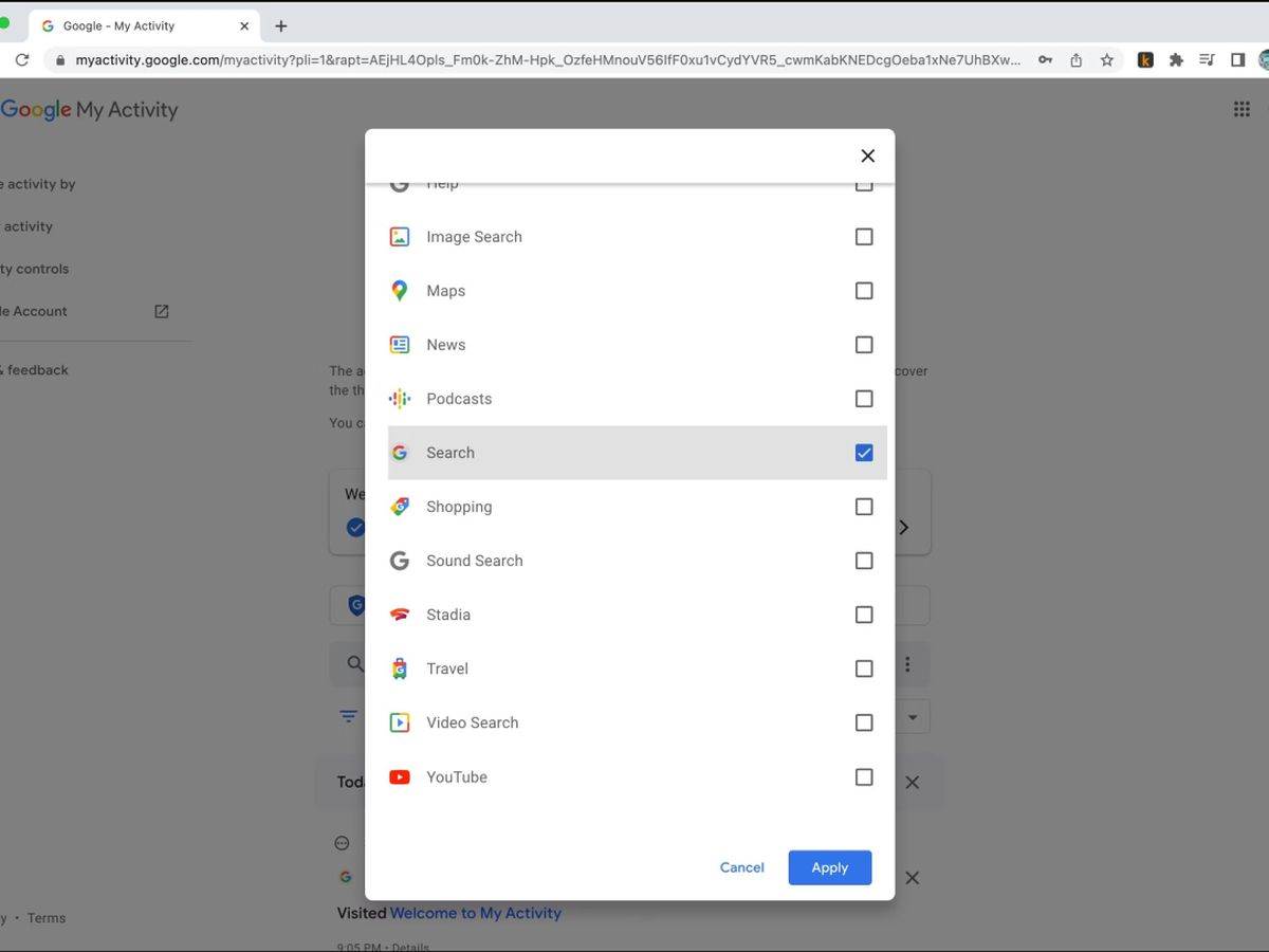 Google search history Google search history