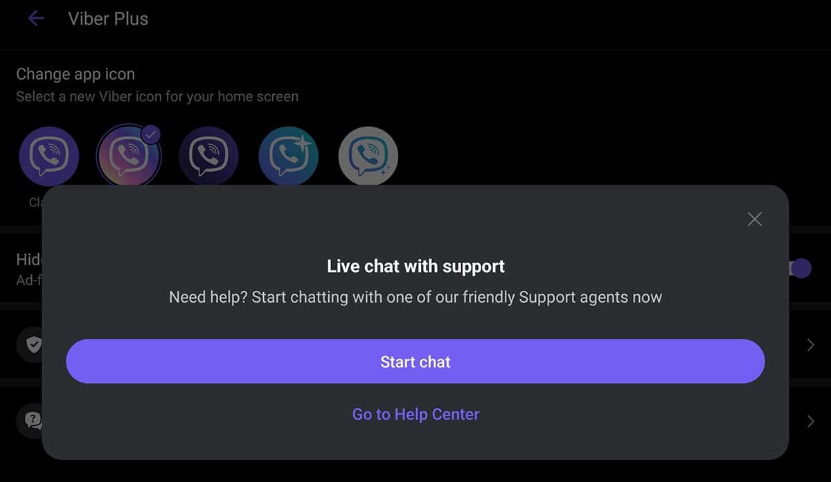Viber Plus ćaskanje uživo s podrškom Viber Plus ćaskanje uživo s podrškom