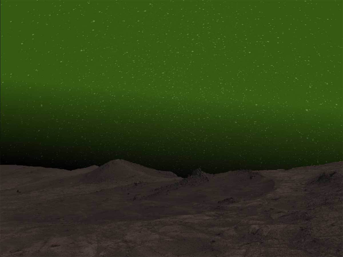  Zeleno noćno nebo na Marsu 