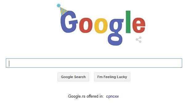  Google 16. rođendan. 
