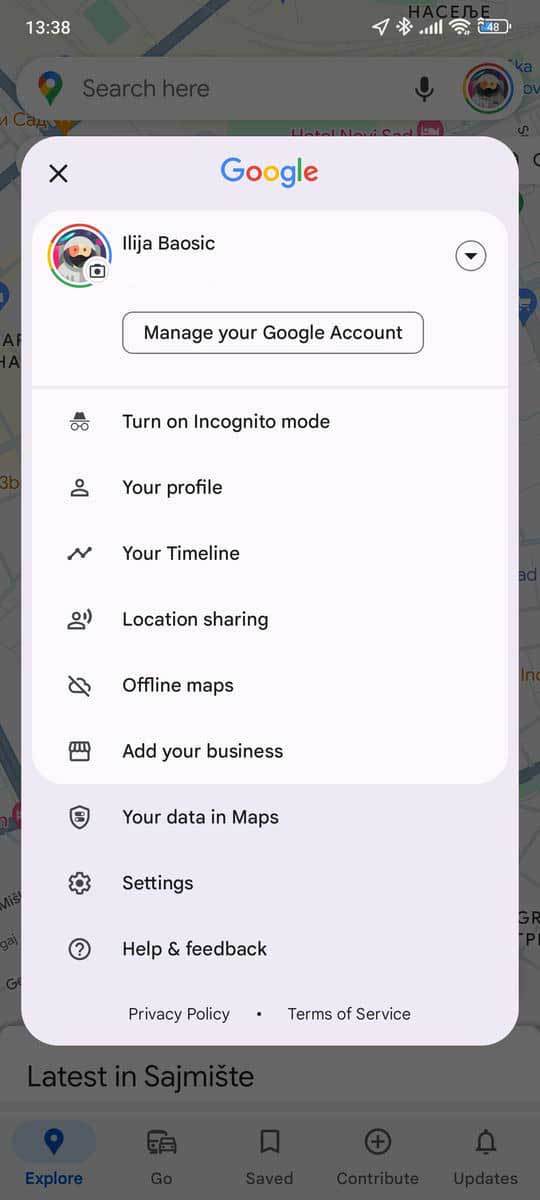  Kako obrisati Google Maps istoriju na telefonu 7.jpg - SmartLife / Ilija Baošić 