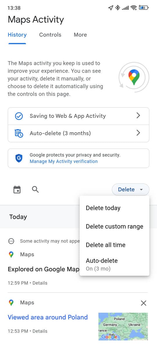  Kako obrisati Google Maps istoriju na telefonu 2.jpg - SmartLife / Ilija Baošić 