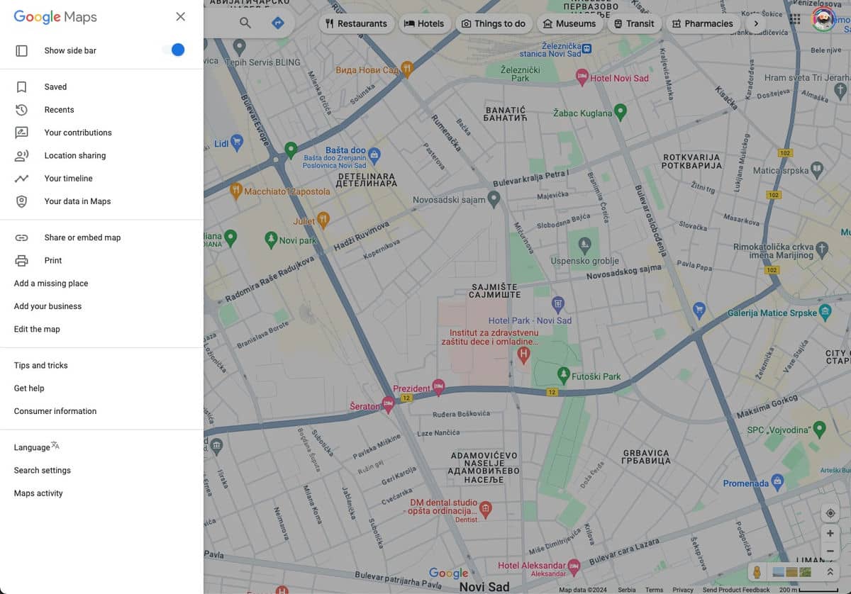  Kako obrisati Google Maps istoriju na računaru 2.jpg - SmartLife / Ilija Baošić 