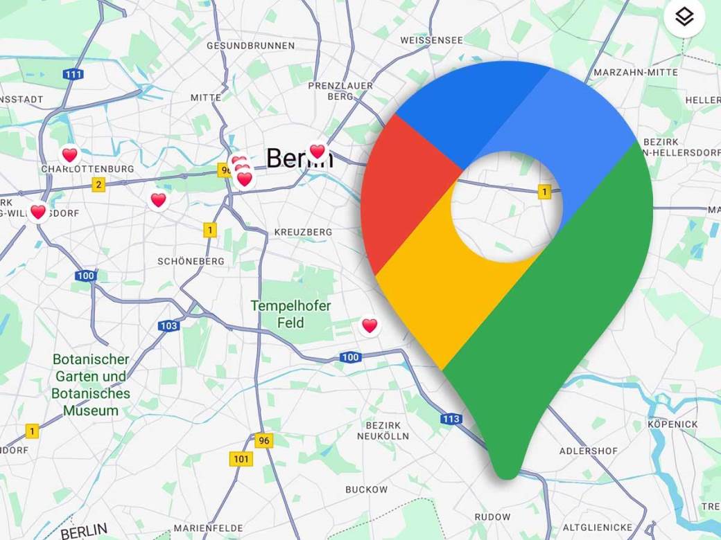  Google Maps liste 