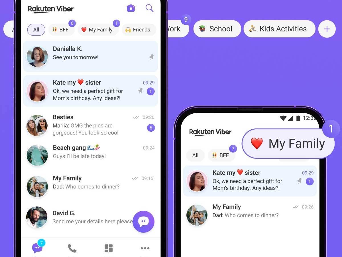 Viber čet folderi nova funkcija Viber čet folderi nova funkcija