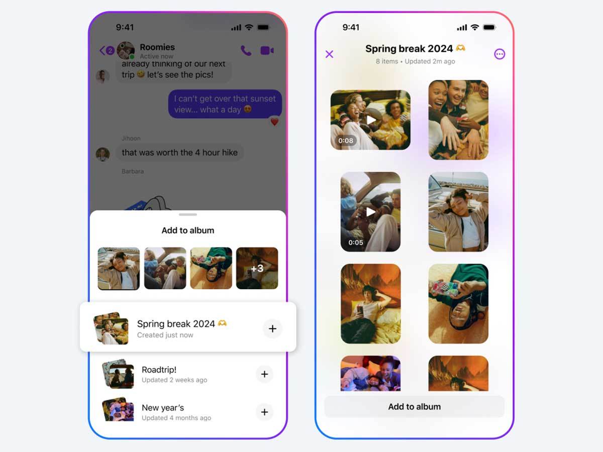 Pravljenje zajedničkog albuma Messenger Pravljenje zajedničkog albuma Messenger