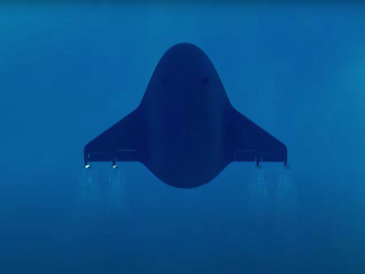  Manta Ray _ podvodni dron _ Foto YouTube Northrop Grumman (2).jpg - YouTube / Northrop Grumman 