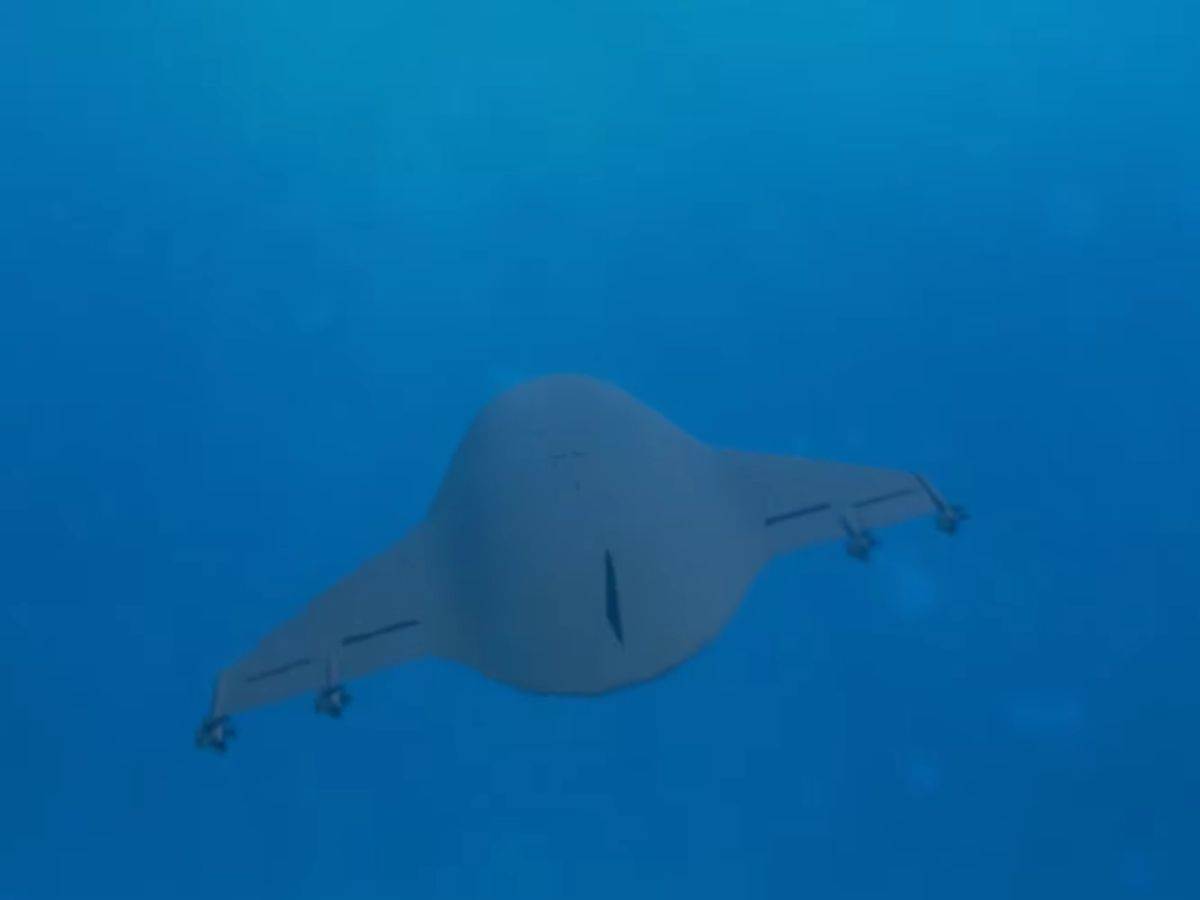  Manta Ray _ podvodni dron _ Foto YouTube Northrop Grumman (5).jpg - YouTube / Northrop Grumman 