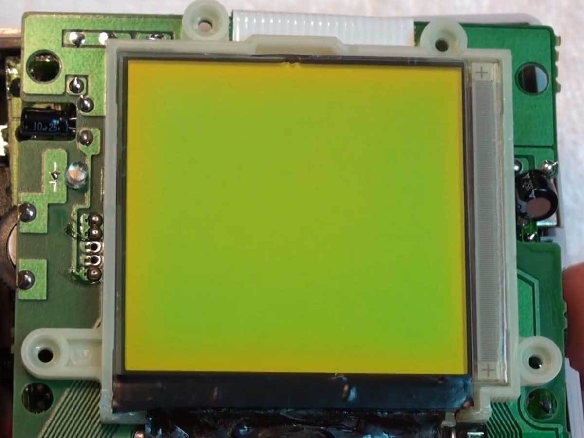  Nintendo Game Boy dot-matrix ekran 