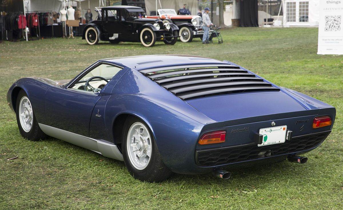Lamborghini Miura _ Foto Wikimedia Mr.choppers (2).jpg - Wikimedia / Mr.choppers   Lamborghini Miura _ Foto Wikimedia Mr.choppers (2).jpg - Wikimedia / Mr.choppers