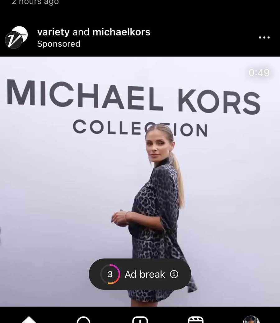 Instagram ad break pauza za reklamu Instagram ad break pauza za reklamu