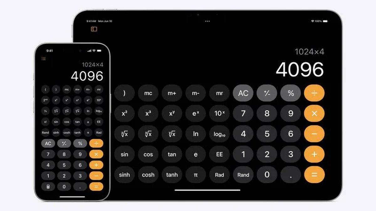  Calculator App _ Apple iPadOS 18 _ kalkulator aplikacija _ Foto Apple (5).jpg - Apple 
