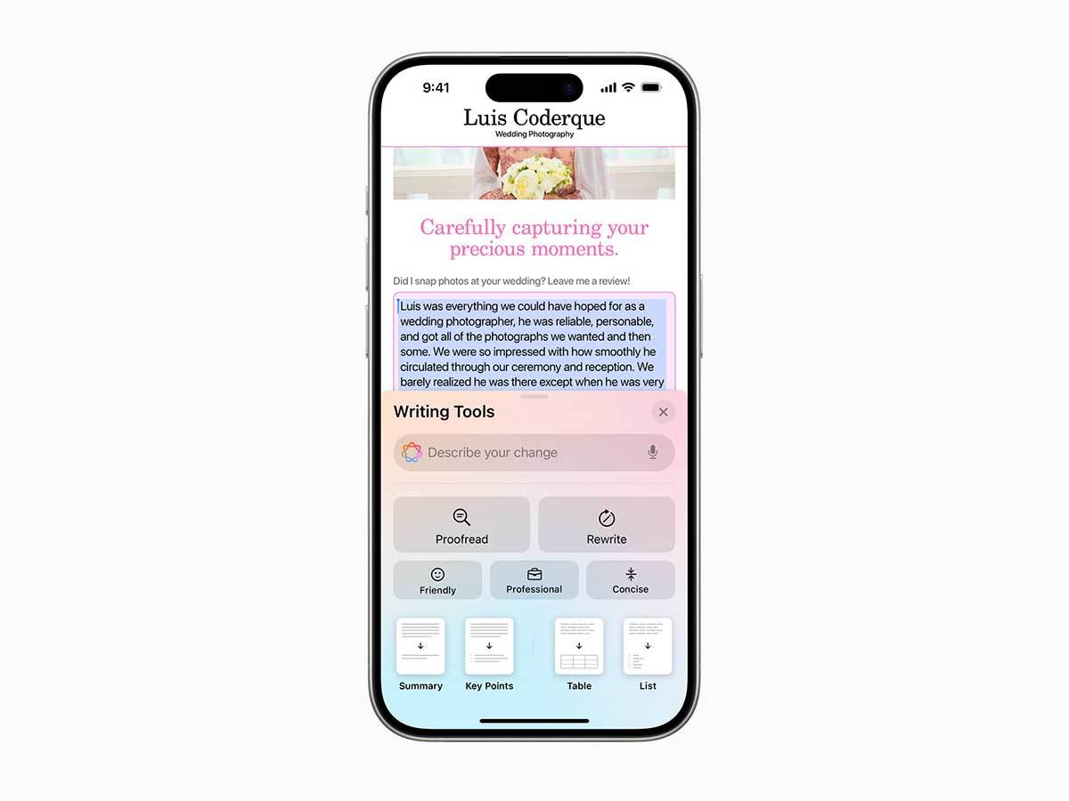 Apple Intelligence veštačka inteligencija Apple Intelligence veštačka inteligencija