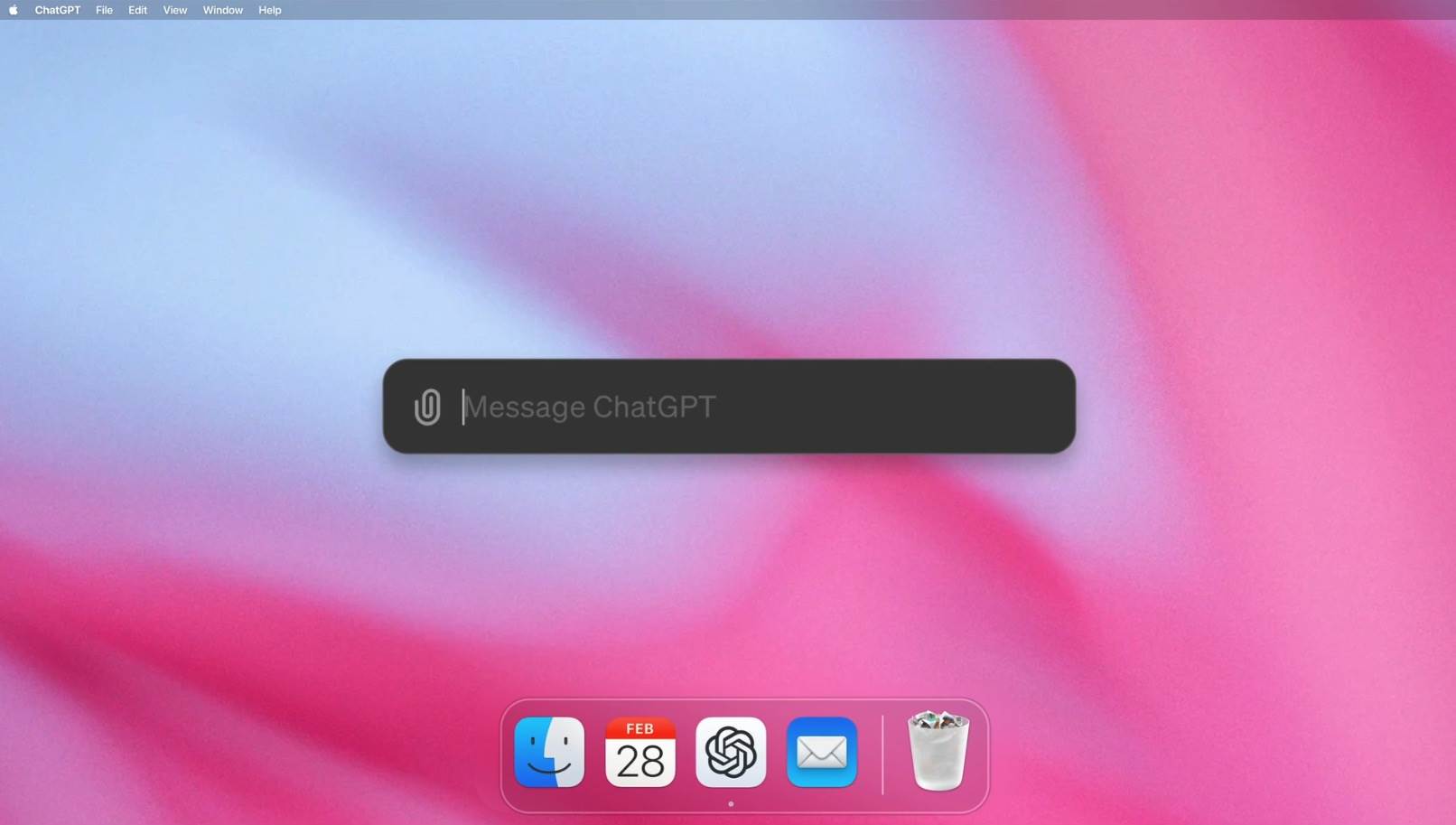 ChatGPT aplikacija za macOS ChatGPT aplikacija za macOS