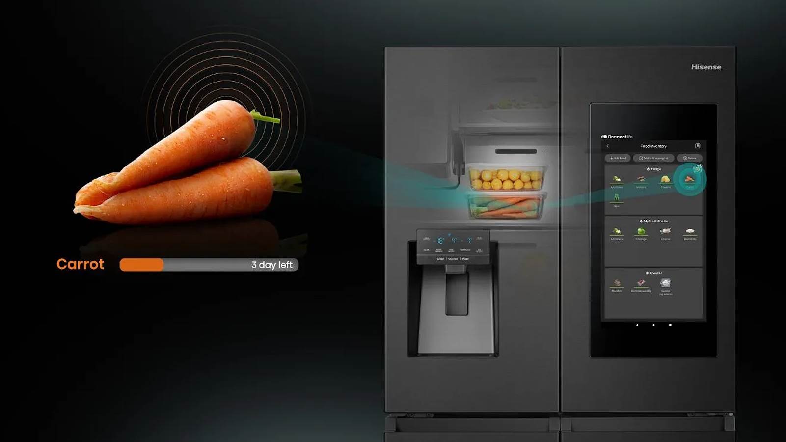 Hisense frižider sa ekranom RQ760N4IFE Hisense frižider sa ekranom RQ760N4IFE