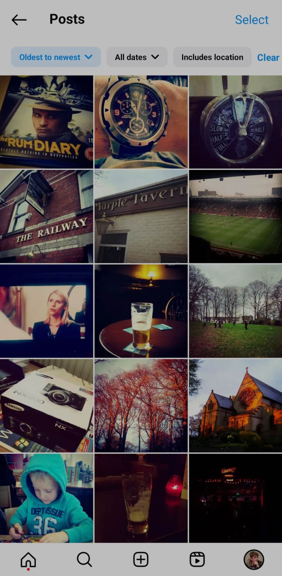  Instagram _ brisanje starih postova _ Foto Printscreen Instagram (1).jpg - Printscreen / Instagram 