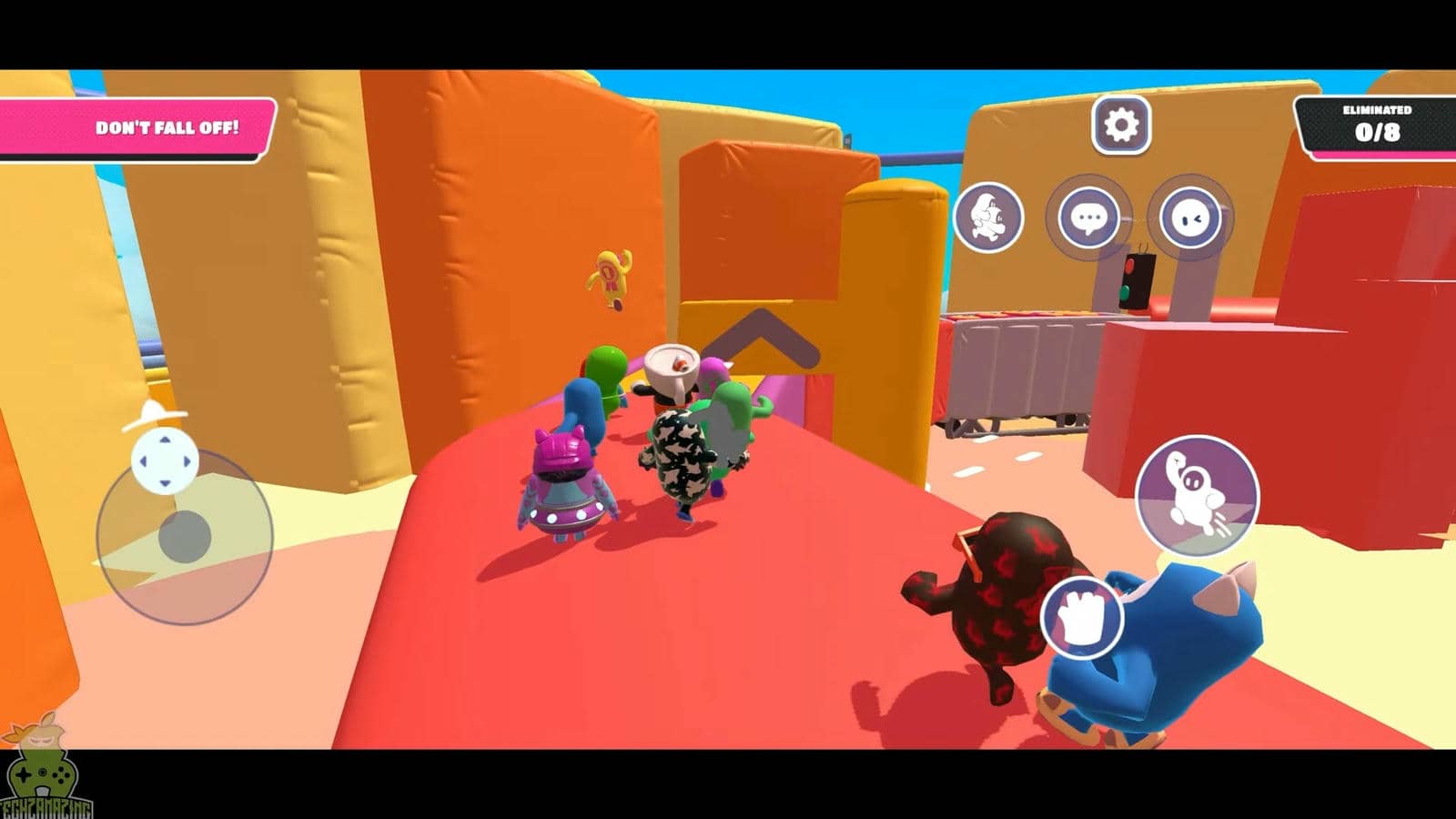  Fall Guys Mobile Gameplay Walkthrough Part 1 (iOS, Android) 8-19 screenshot.jpg - YouTube / Techzamazing 