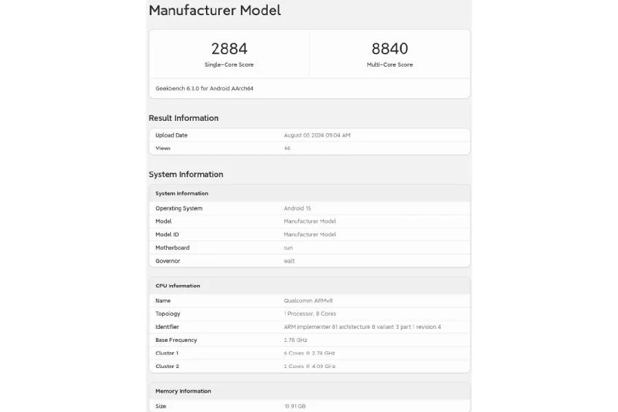  Snapdragon-8-Gen-4-Geekbench-benchmark 