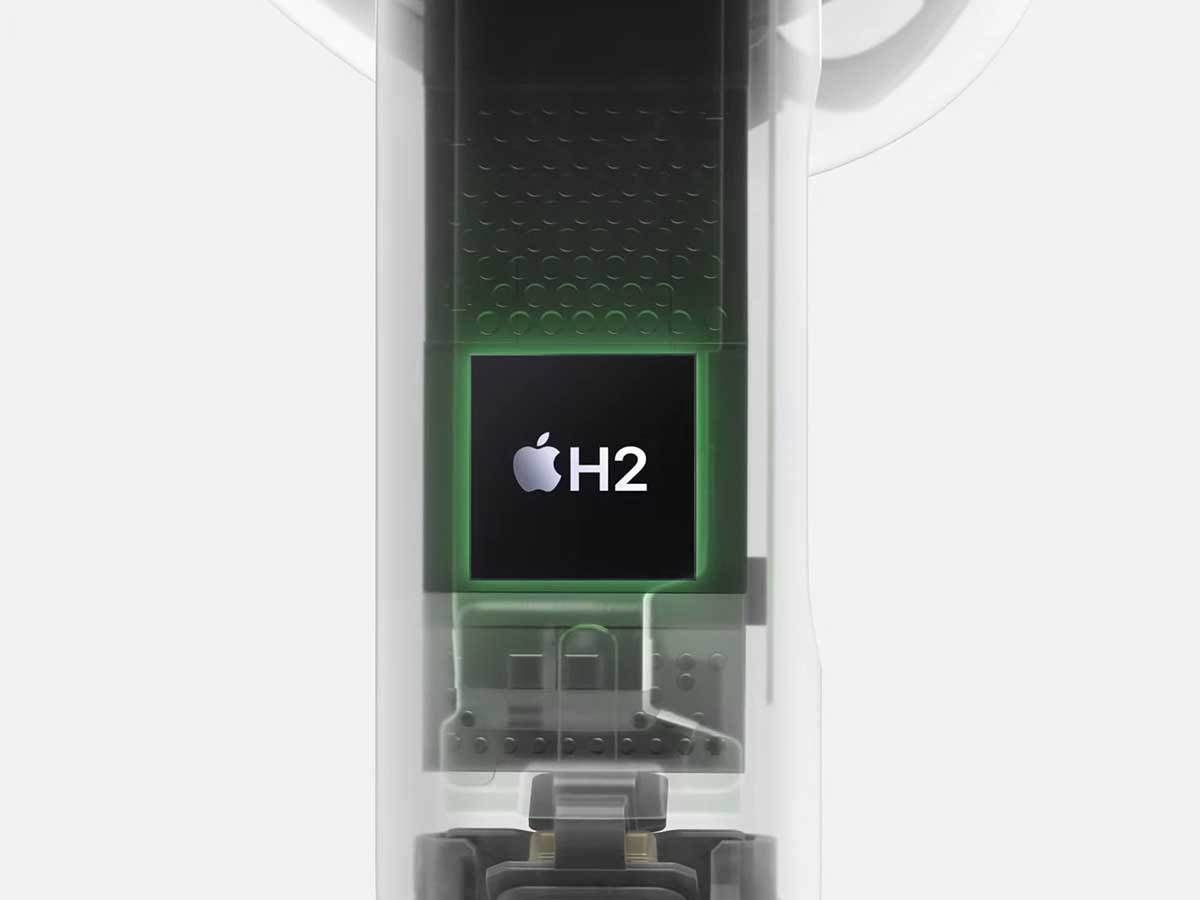 Apple AirPods 4 H2 čip Apple AirPods 4 H2 čip