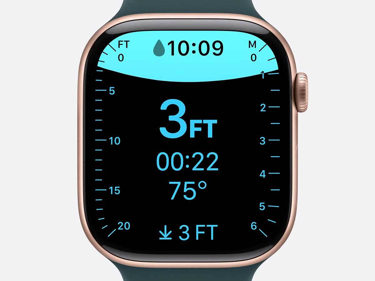  Apple Watch Series 10 detektor dubine 