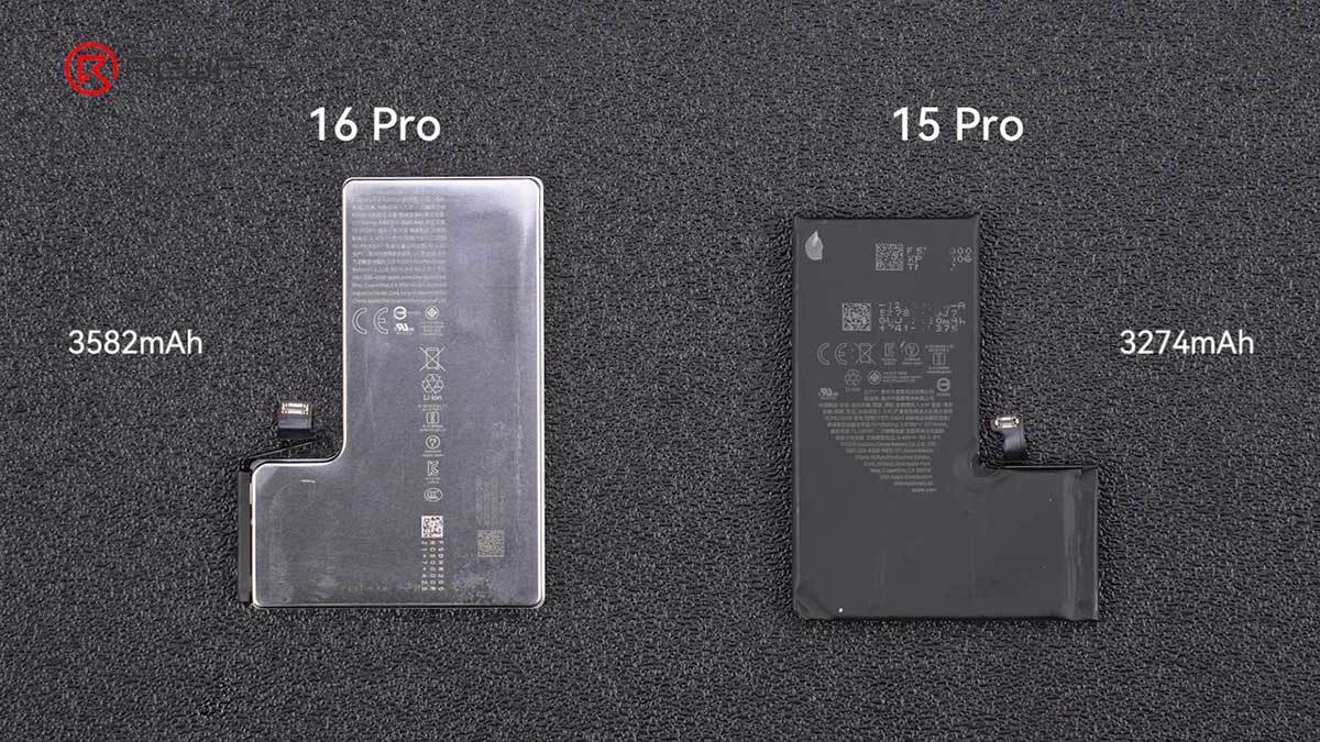 iPhone 16 Pro baterija   iPhone 16 Pro baterija