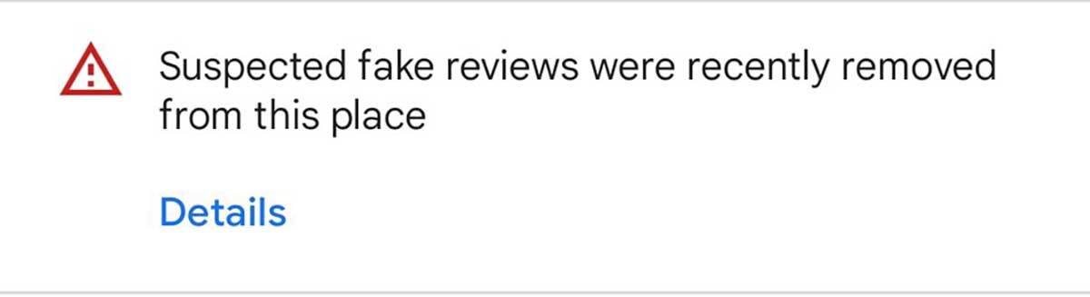 Google Mape upozorenje o lažnim recenzijama   Google Mape upozorenje o lažnim recenzijama