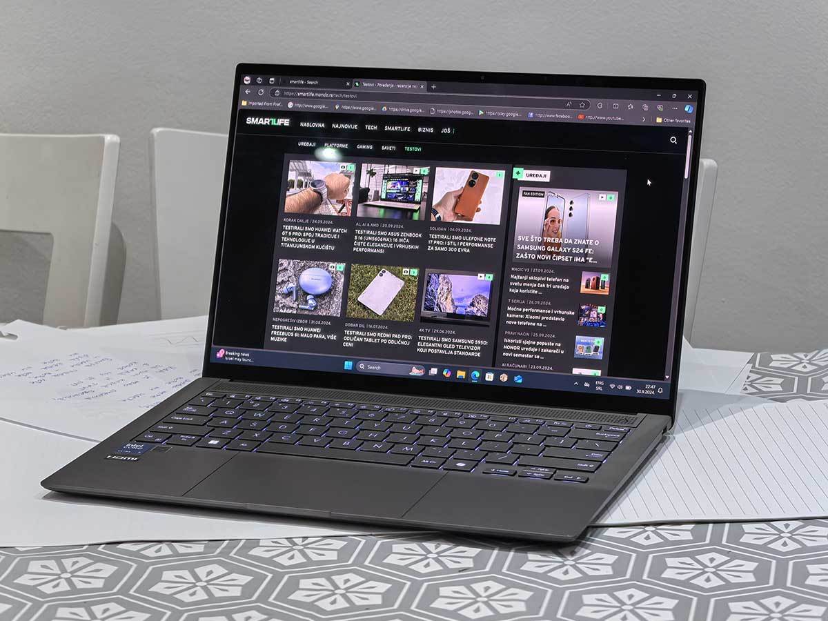 ASUS Zenbook S 14 UX5406 laptop na testu ASUS Zenbook S 14 UX5406 laptop na testu