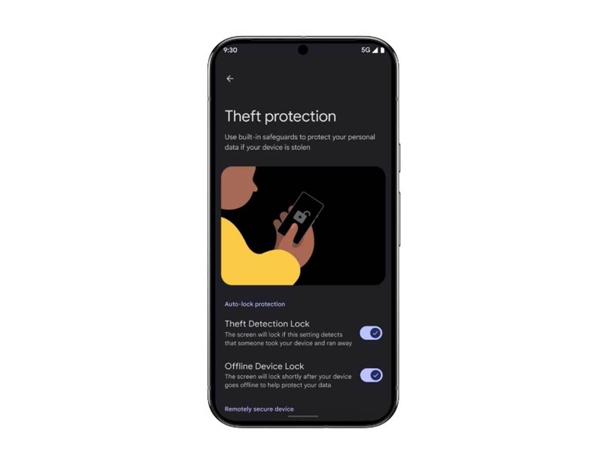 Theft Detection Lock   Theft Detection Lock