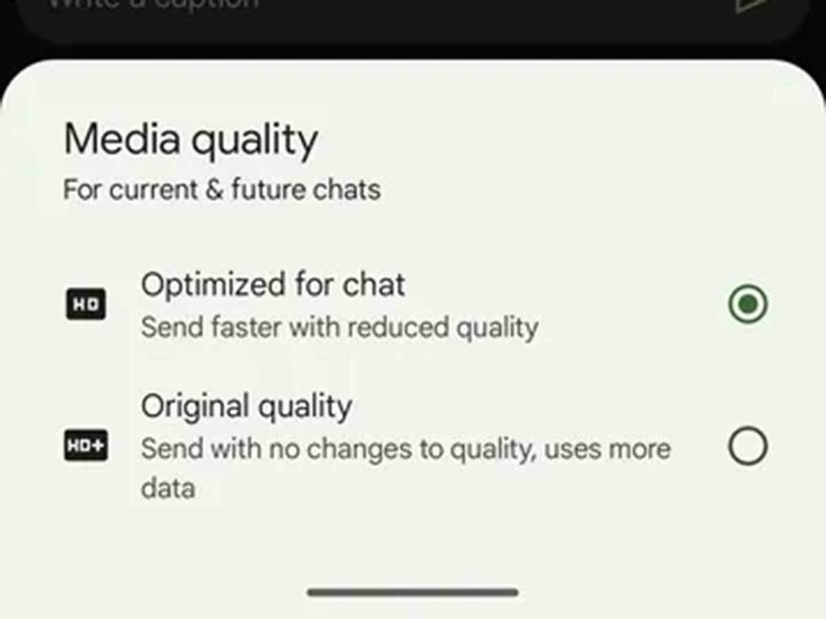Google Messages HD i HD+ opcije   Google Messages HD i HD+ opcije