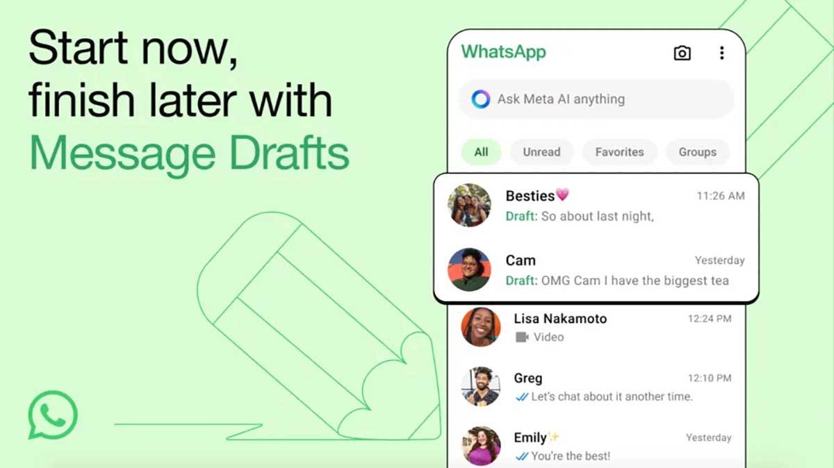  WhatsApp Message Drafts 