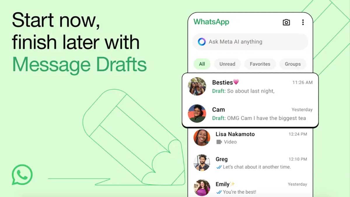WhatsApp Message Drafts WhatsApp Message Drafts