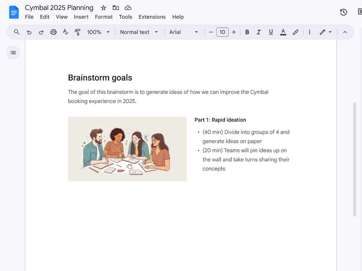 Google Docs Imagen 3 
