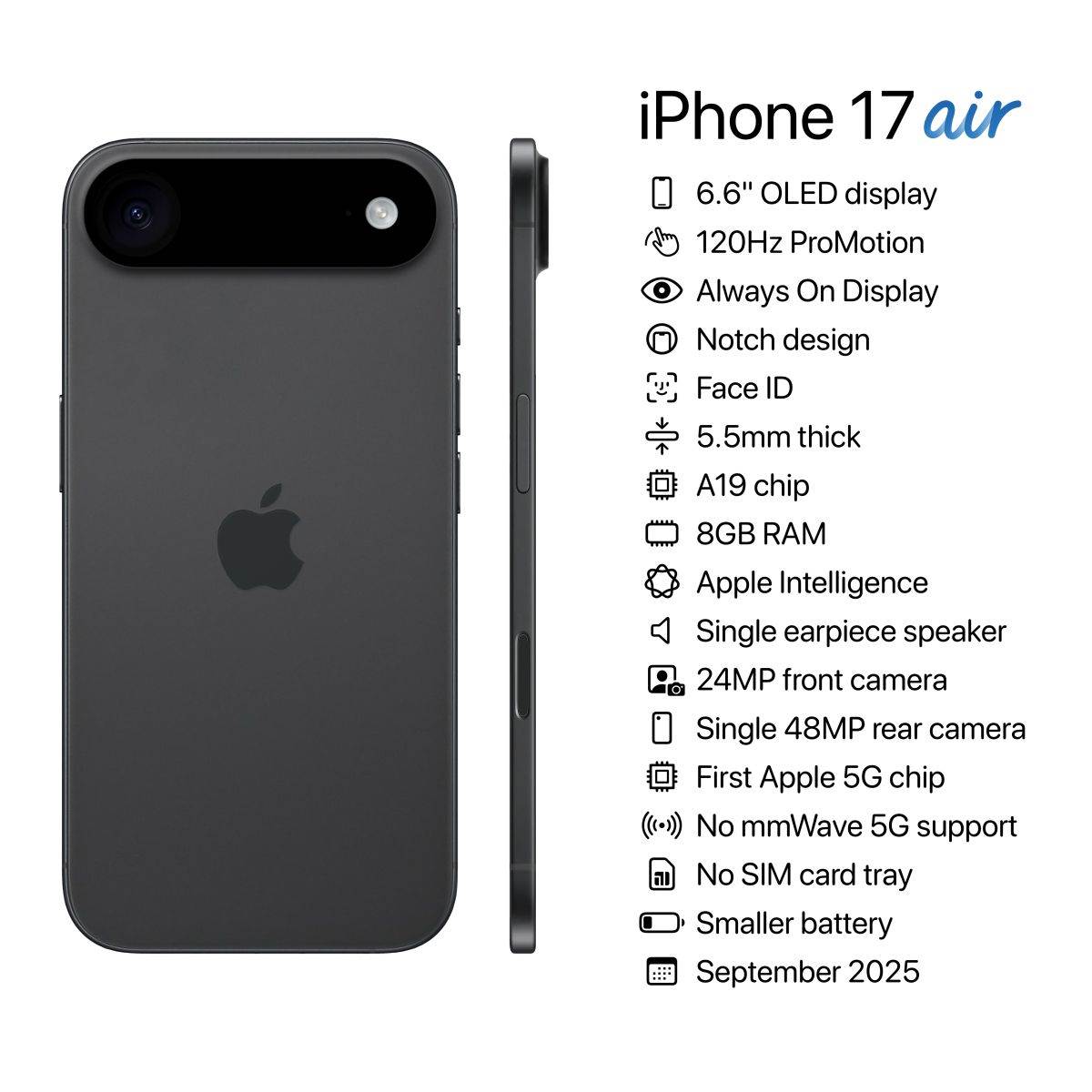  iPhone 17 Air _ Renderi x.com x.com theapplehub 5.jpg - x.com / @theapplehub 