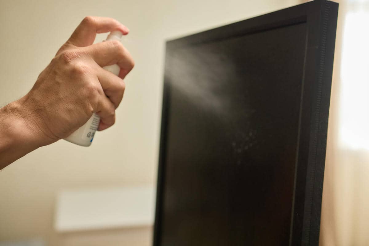 Prskanje ekrana televizora Prskanje ekrana televizora