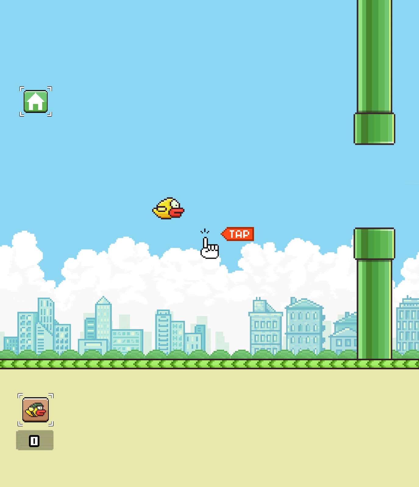  Flappy Bird gejmplej slika 3.jpg - Screenshot / Ilija Baošić 