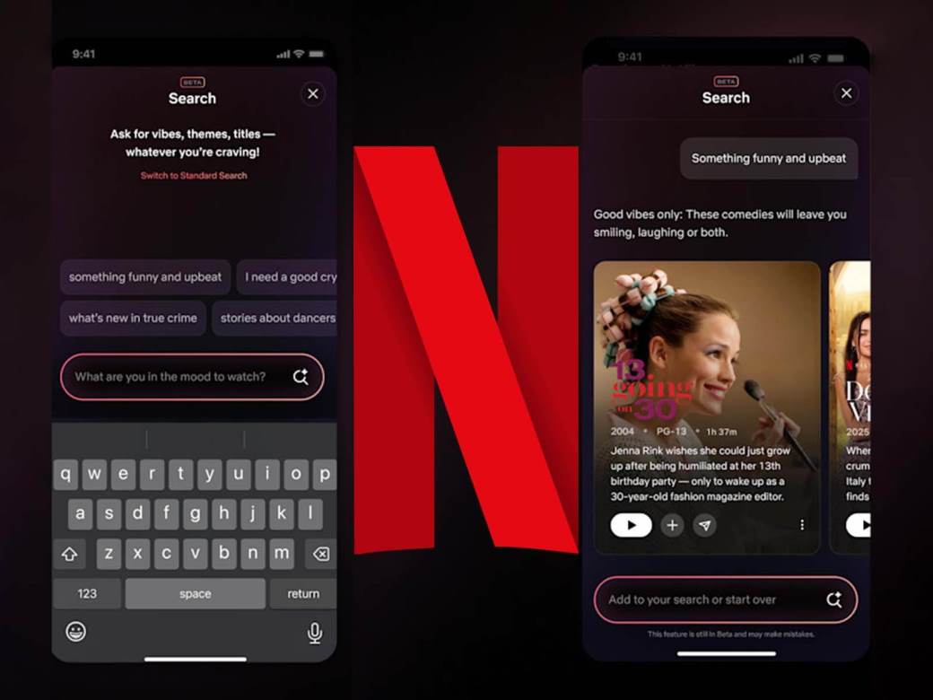 Netflix redizajn AI pretraga 