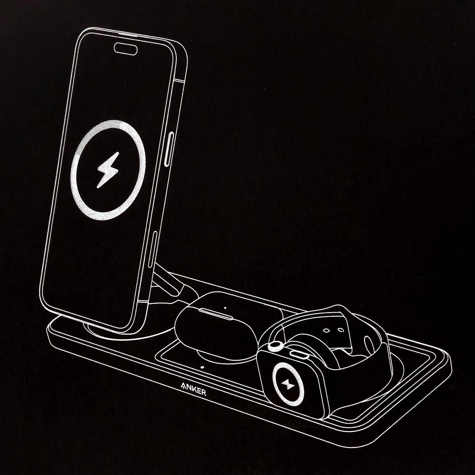 Anker bežični punjač skica   Anker bežični punjač skica