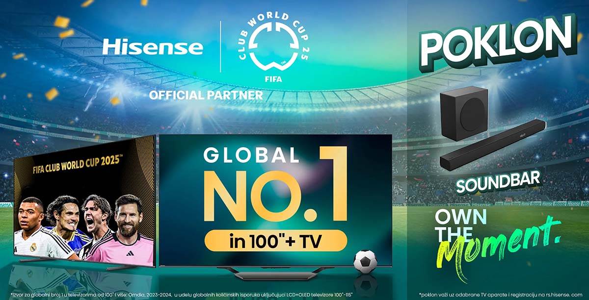 Hisense soundbar na poklon   Hisense soundbar na poklon